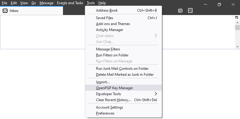OpenPGP Key Mangager